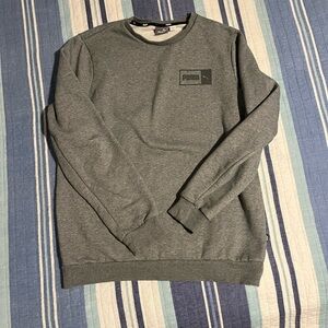 Puma Men's Charcoal Crewneck Sweater